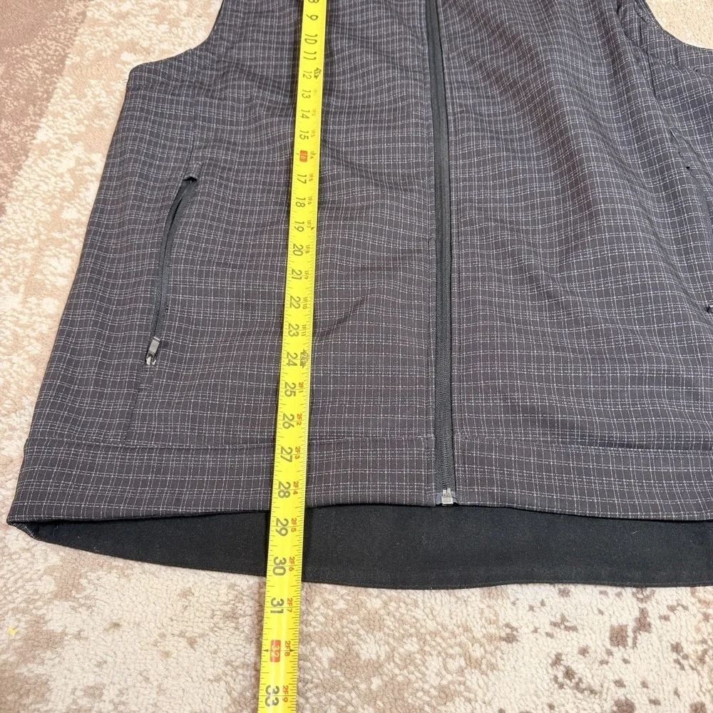 Cinch Bonded Softshell Vest Mens‎ Large Plaid Full Zip Cowboy Western Work